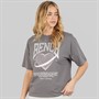 Bench Damen Jilen T Shirt Charcoal