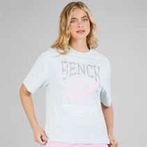 Bench Damen Jilen T Shirt Light Blue