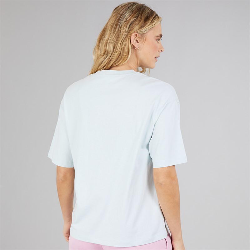 Bench Damen Jilen T Shirt Light Blue