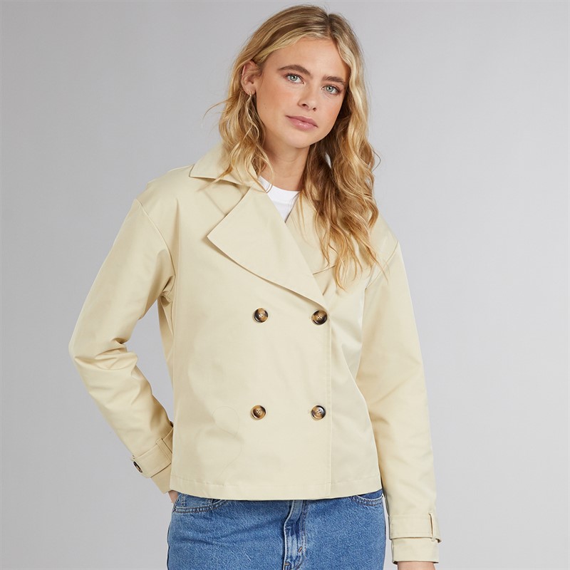 Bench Dames heuplengte trenchcoat Beige
