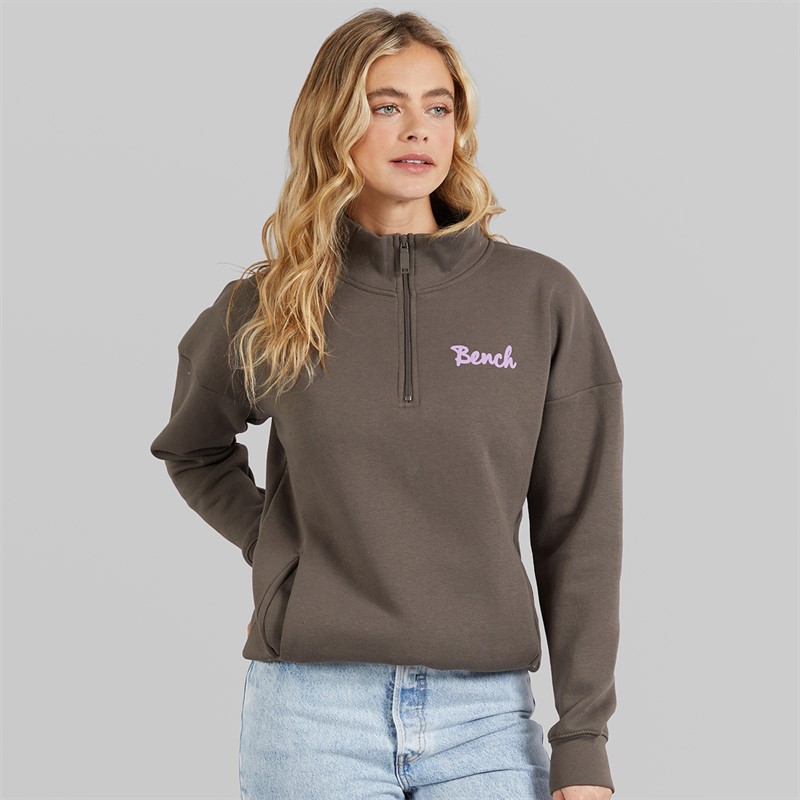 Bench Womens Casiah Sweatshirt Charcoal