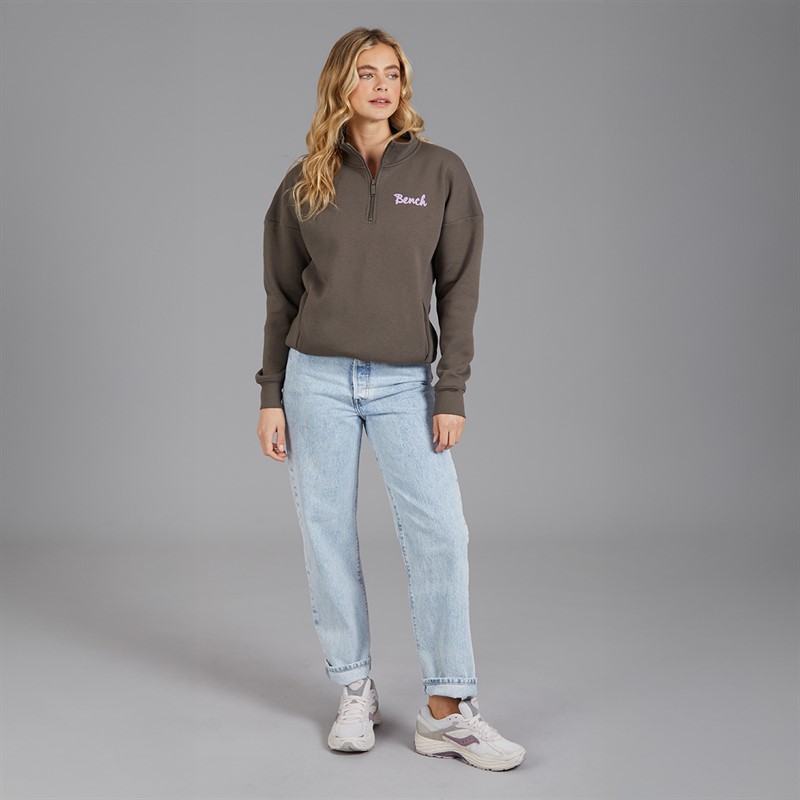 Bench Womens Casiah Sweatshirt Charcoal