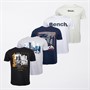 Bench Herren Aviona Fünferpack T-Shirts Mixed