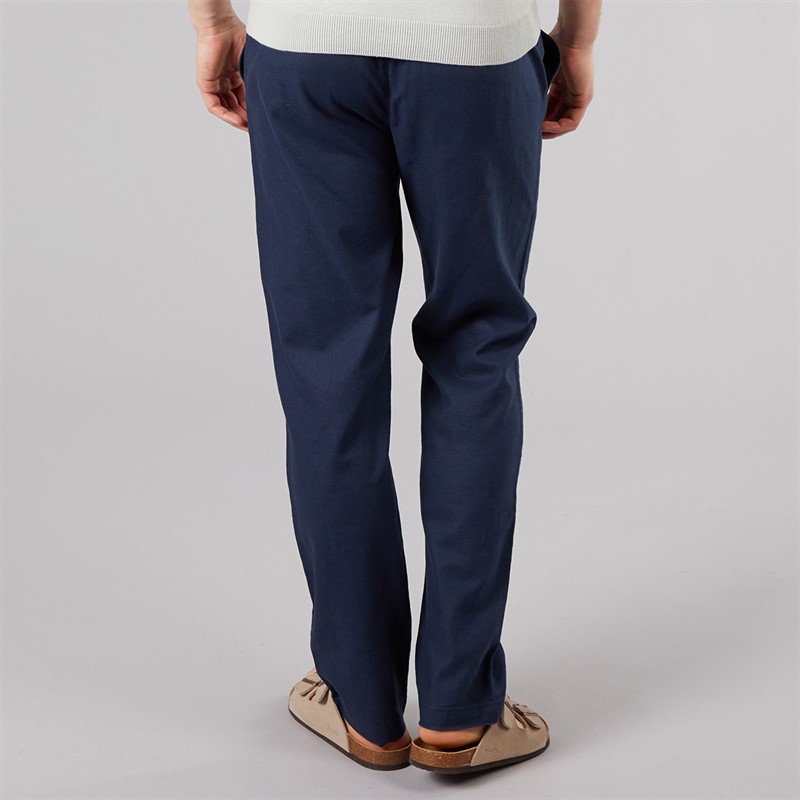 Bench Herren Semand Leinen Mischung Hose Navy