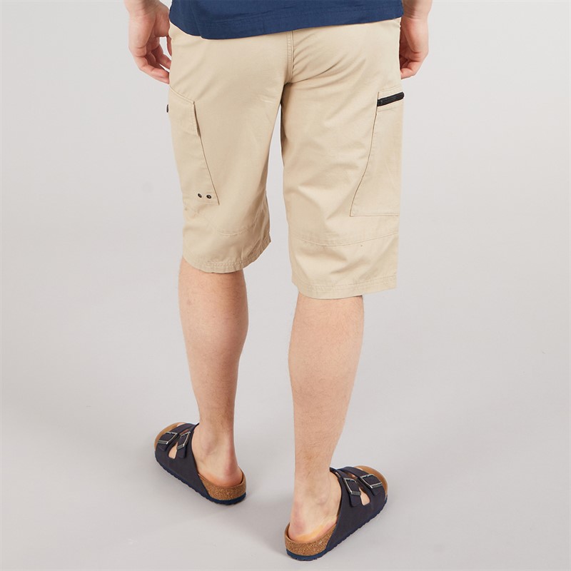 Bench Mens Avaros Cargo Shorts Stone