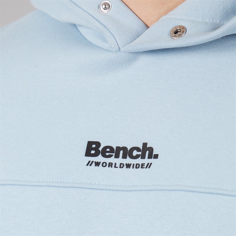 Bench Mens Mozoni Hoodie Blue Aura