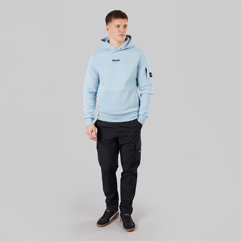 Bench Mens Mozoni Hoodie Blue Aura