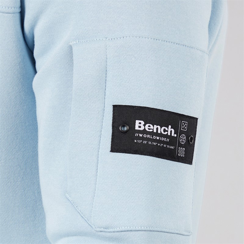 Bench Mens Mozoni Hoodie Blue Aura