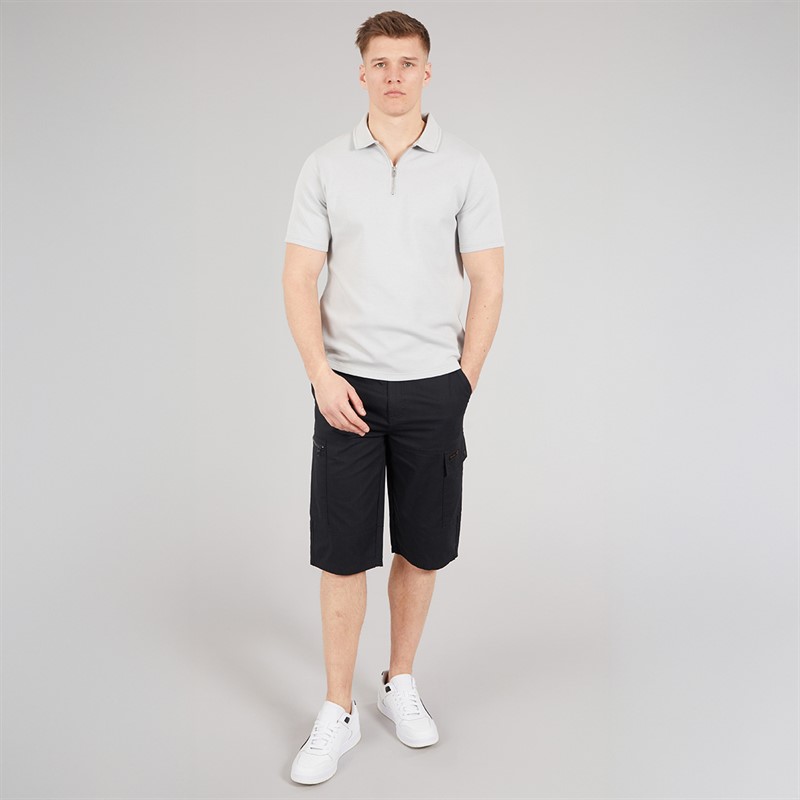 Bench Mens Avaros Cargo Shorts Black