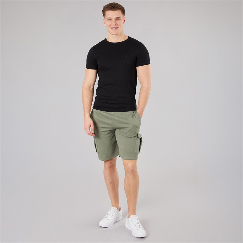 Bench Mens Tollson Cargo Shorts Sage