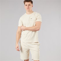 Bench Ensemble T-shirt et short Ludar Homme Ecru
