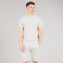 Bench Mens Varem T-Shirt And Shorts Co-Ord Set Set Frost Grey