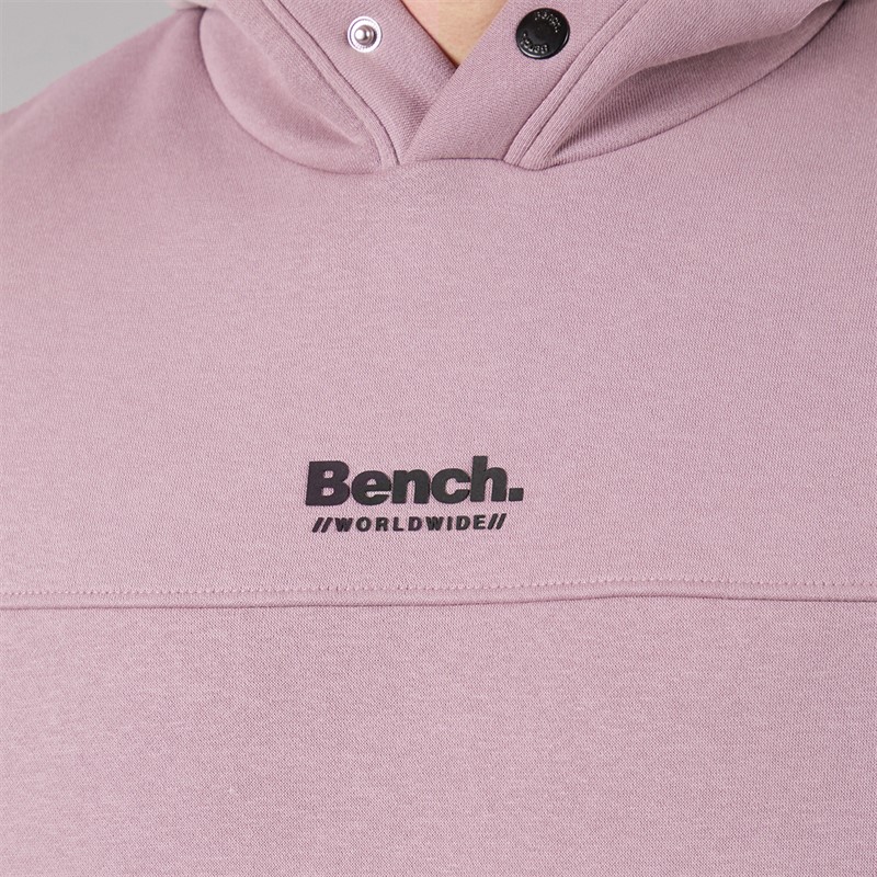 Bench Mens Mozoni Hoodie Faded Purple