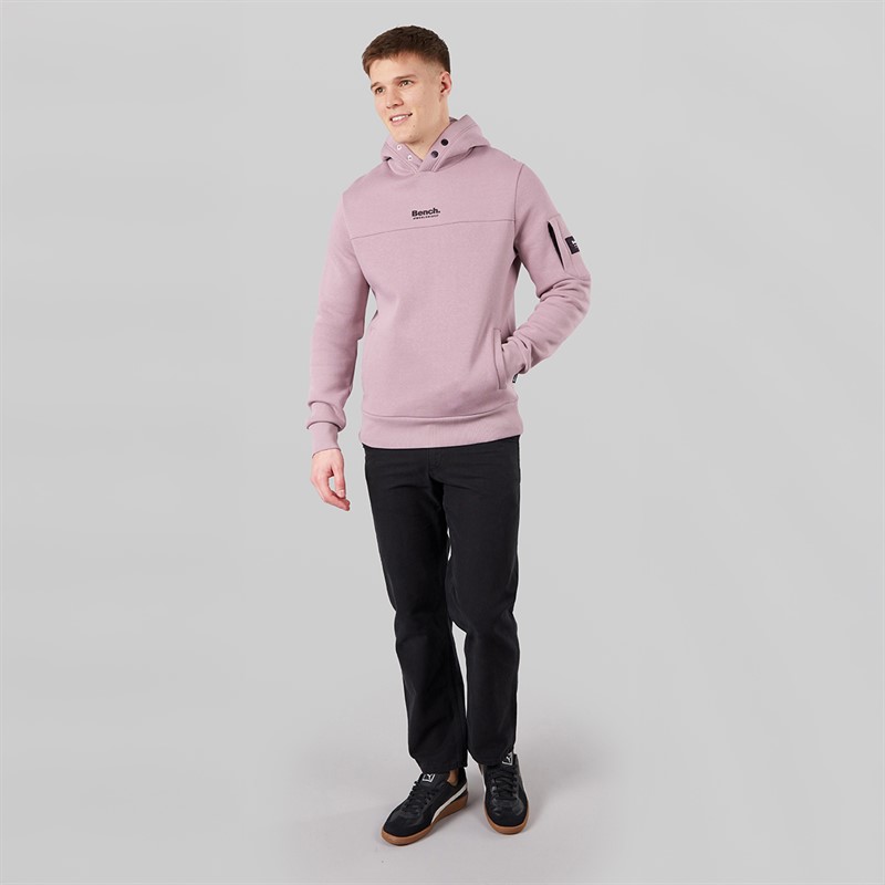 Bench Mens Mozoni Hoodie Faded Purple
