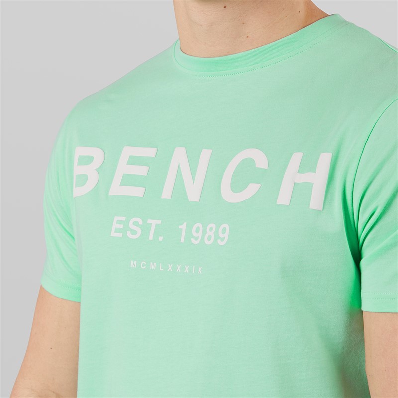 Bench Herre Nuvero T-shirt og shorts sæt Deep Mint