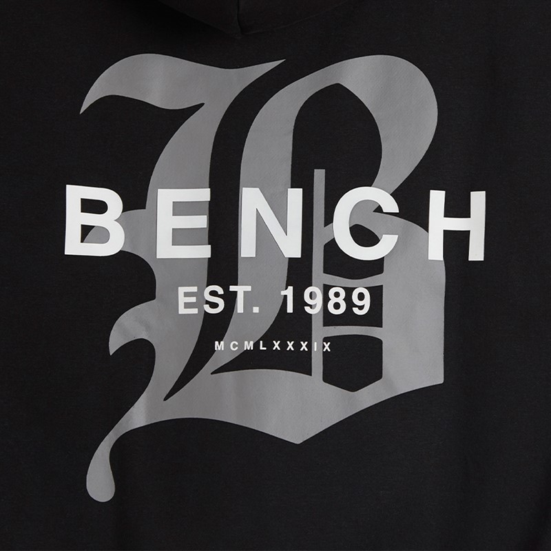 Bench Mens Etiva Hoodie Black