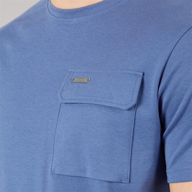 Bench Ensemble t-shirt et short Ludar Homme Mid Blue