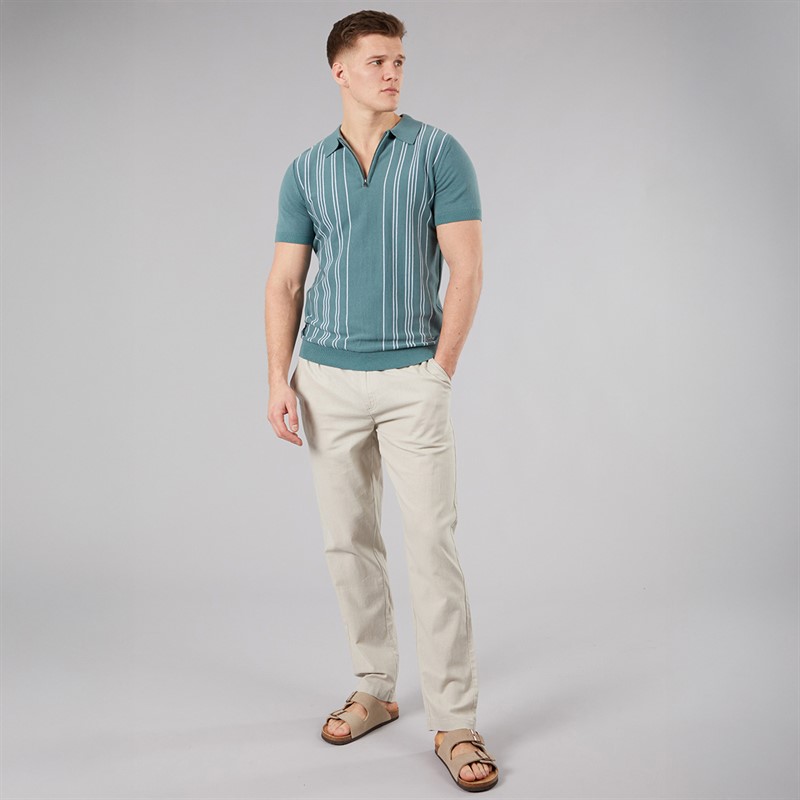 Bench Herren Semand Leinen Mischung Hose Sand