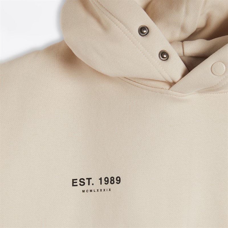 Bench Mens Etiva Hoodie Ecru