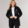 Bench Damen Akita Langes Reißverschluss Fleece Schwarz