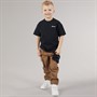 Bench Boys T-Shirt And Cargo Trousers Set Black