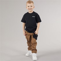 Bench Boys T-Shirt And Cargo Trousers Set Black