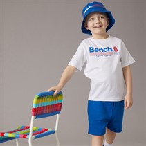 Bench Boys T-Shirt Shorts And Hat Co-Ord Set Blue