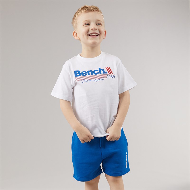 Bench Boys T-Shirt Shorts And Hat Co-Ord Set Blue