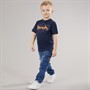 Bench Boys T-Shirt And Cargo Jeans Co-Ord Set Navy