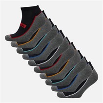 Bench Herre Morin Ten Pack Træner Sokker Med Terry Fodseng Sort