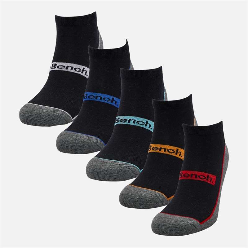 Bench Herre Morin Ten Pack Træner Sokker Med Terry Fodseng Sort