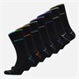 Bench Mens Gosmo Seven Pack Socks Black