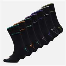 Bench Mens Gosmo Seven Pack Socks Black