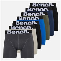 Bench Heren Dulau Set van 7 Bamboe Boxers Zwart/Marine/Koninklijk/Kaki/Steen Grijs/Donker Grijs Zwart/Zwart/Navy/Royal/Khaki/Stone Grey/Dark Grey