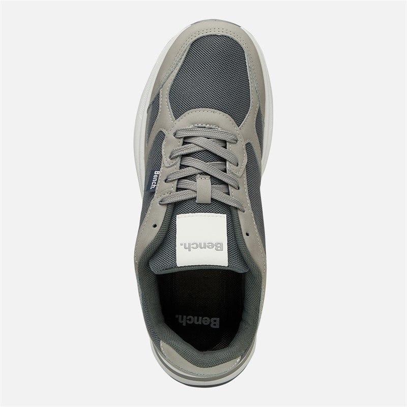 Bench Mens Derker Trainers Dove/Grey Dove / Grey
