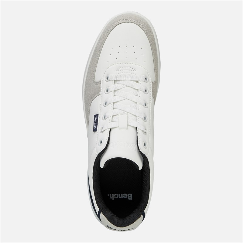 Bench Mens Grainger Trainers Light Grey/Navy Light Grey / Navy