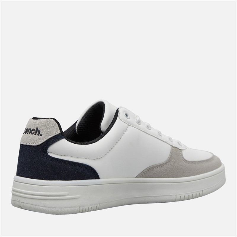 Bench Mens Grainger Trainers Light Grey/Navy Light Grey / Navy
