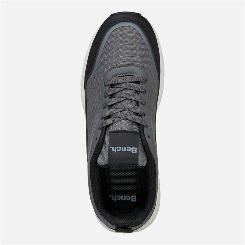 Bench Mens Dovestone Trainers Grey/Black Grey / Black