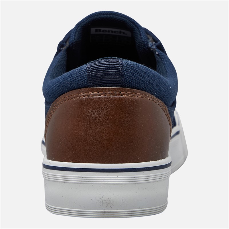 Bench Mens Donnie Canvas Trainers Navy