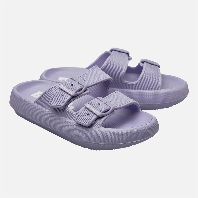 Bench Womens Ibbette Dual Strap Sandals Lilac