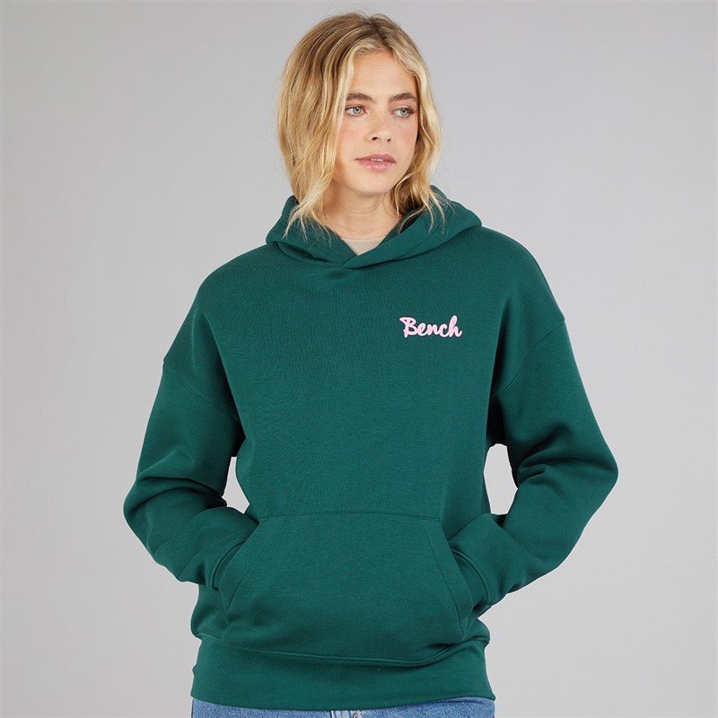 Bench Womens Lerra Hoodie Deep Teal