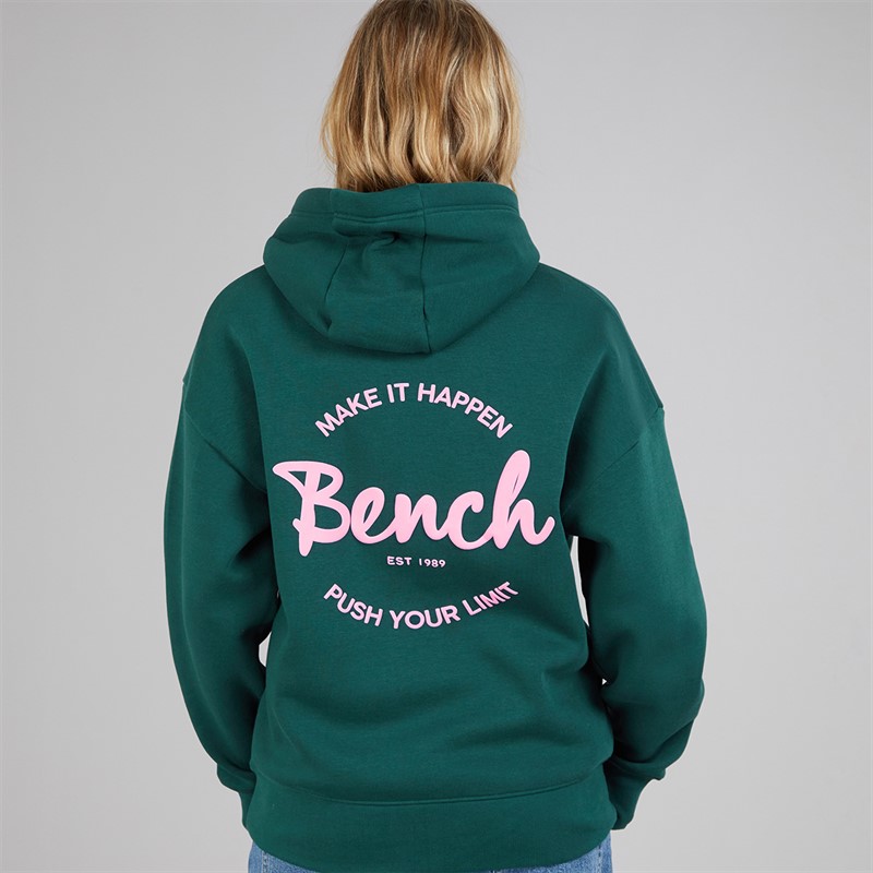 Bench Womens Lerra Hoodie Deep Teal