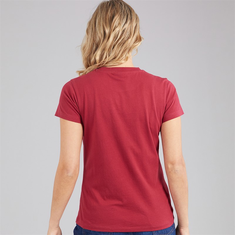 Bench Womens Sorren T-Shirt Cranberry Juice