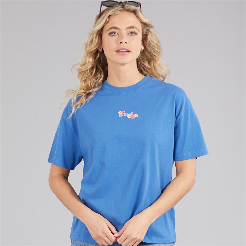 Bench Dame Craya T Shirt Cobalt Blue