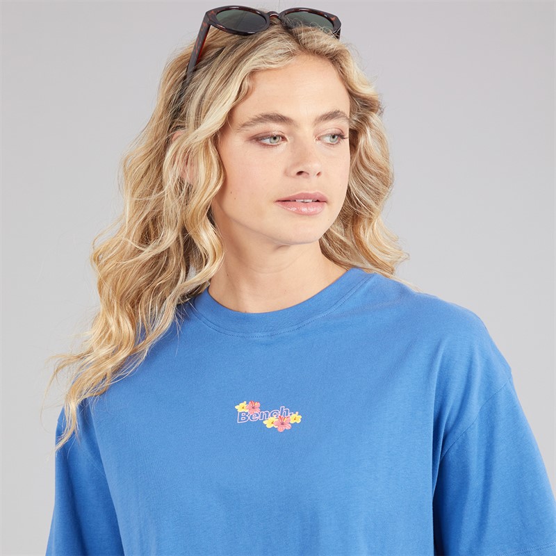 Bench Dame Craya T Shirt Cobalt Blue