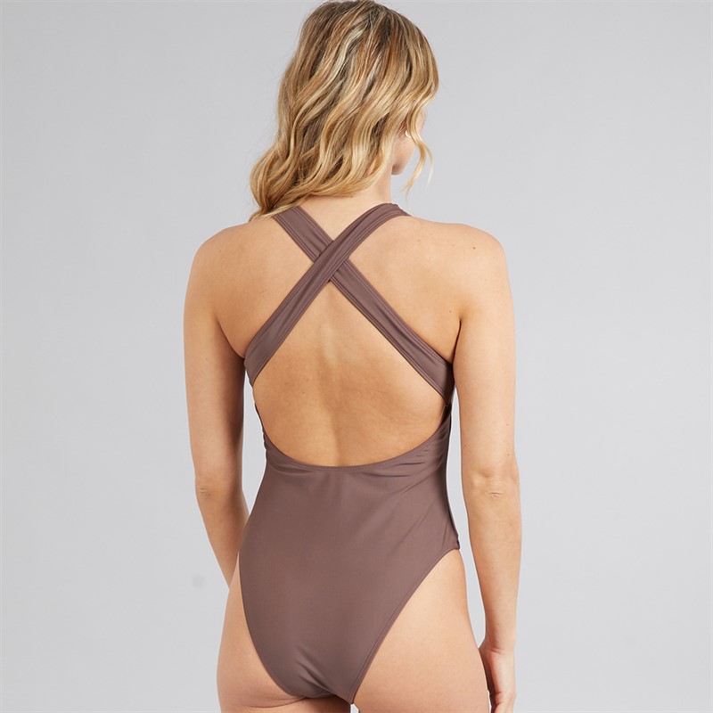 Bench Womens Dittany Swimsuit Chocolate