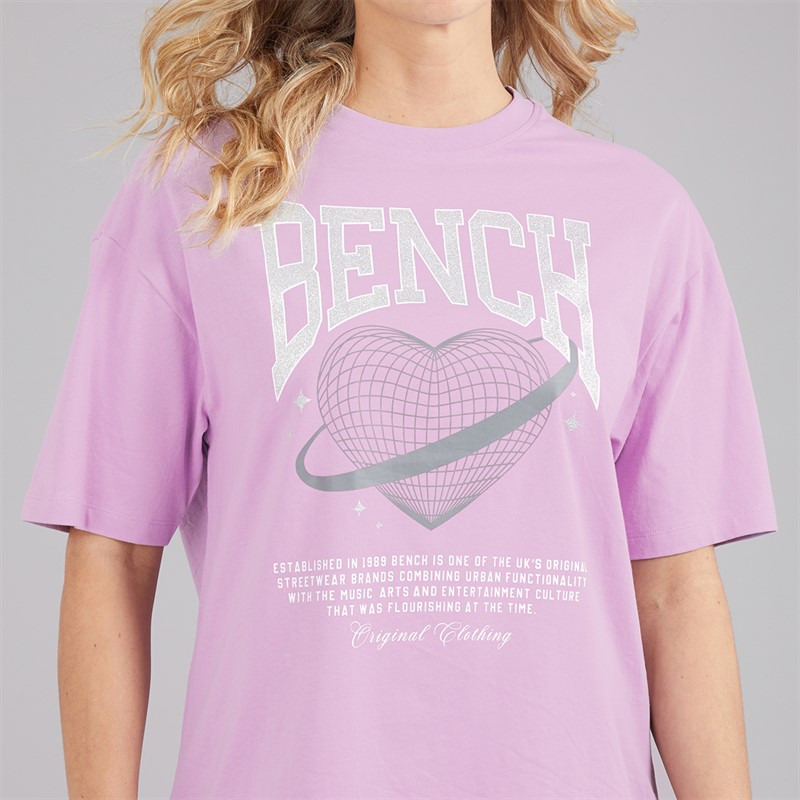 Bench Dame Jilen T-shirt Lilac Breeze