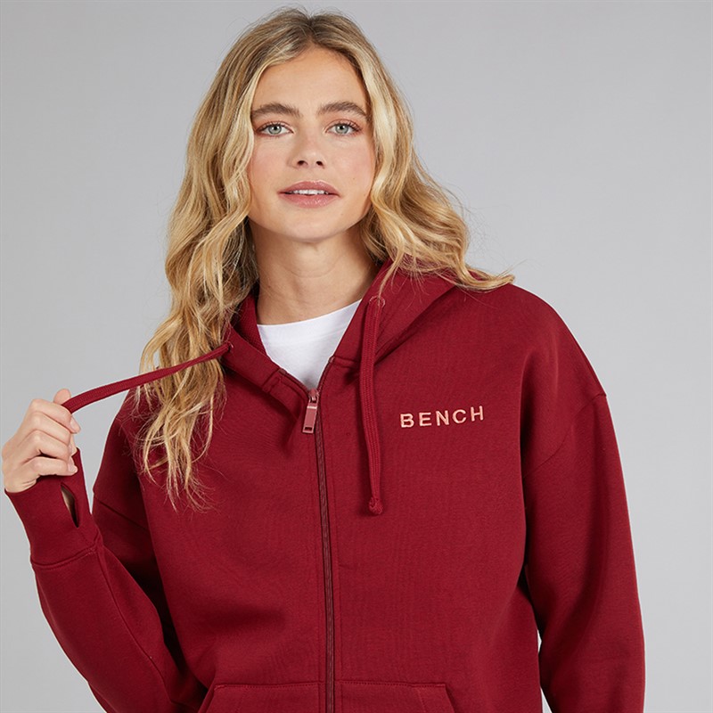 Bench Womens Catryn Hoodie Cranberry Juice