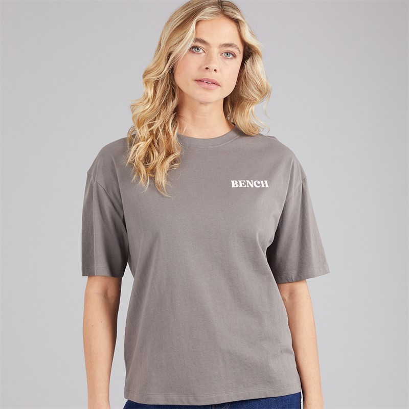 Bench Dame Reisy T-Shirt Charcoal