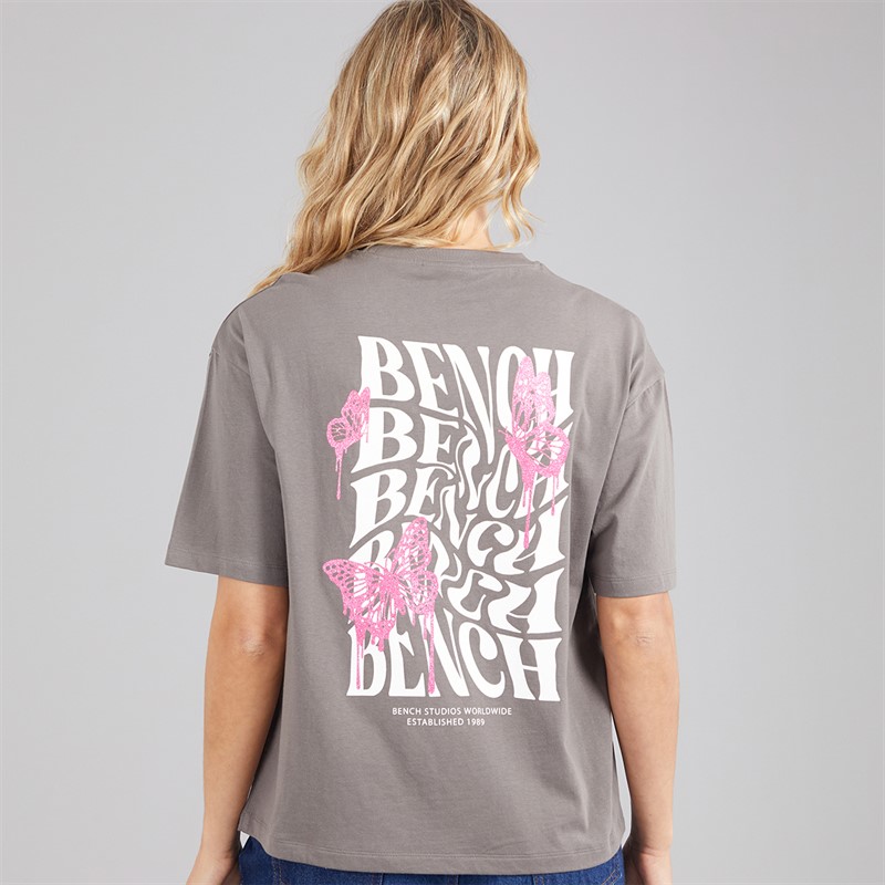 Bench Dame Reisy T-Shirt Charcoal